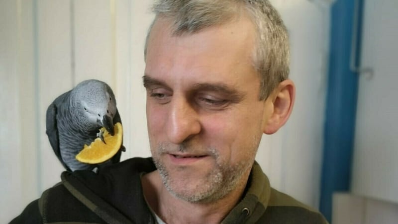 Hugo and her owner Lubomir Michna