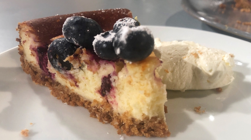 Eunice Power's Baked Lemon & Blueberry Cheesecake: Today