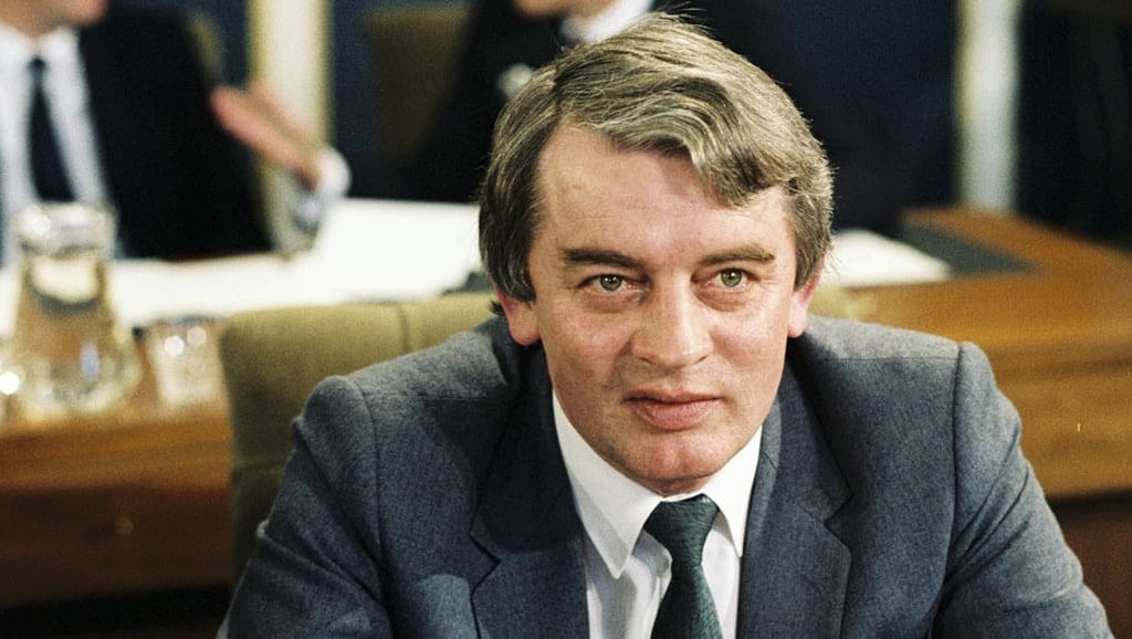 Austin Currie at the New Ireland Forum in Dublin Castle in September, 1983.