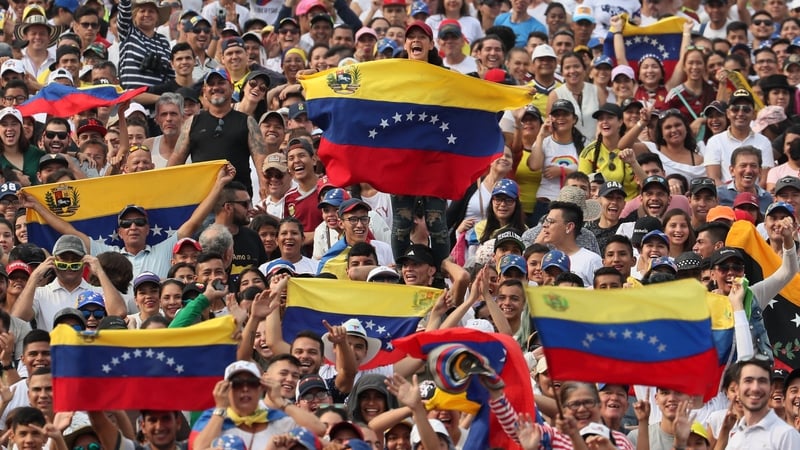 The concert is taking place in the Colombian city of Cucuta, near the border