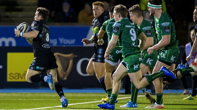 George Horne runs in to score a try