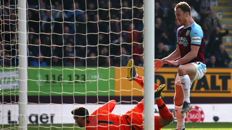 Ashley Barnes fired home Burnley's winner