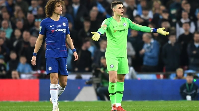 The Chelsea keeper has apologised for his antics in Sunday's Cup final