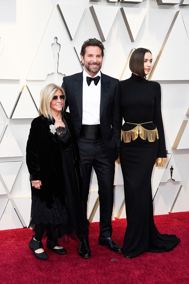 Gloria Campano, Bradley Cooper, and Irina Shayk