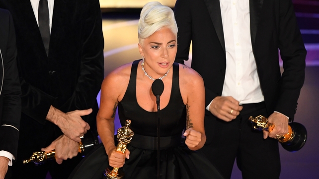 Best Original Song - Shallow (A Star is Born). Music and lyrics by Lady Gaga, Mark Ronson, Anthony Rossomando and Andrew Wyatt