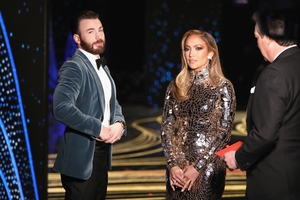 Evans was even able to hold his own against J-Lo. J-Lo!