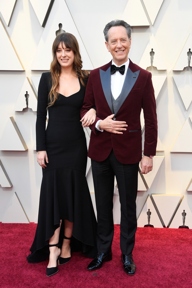 Richard E Grant wore Brunello Cucinelli with a Montblanc cufflinks and a Jaeger-LeCoultre watch