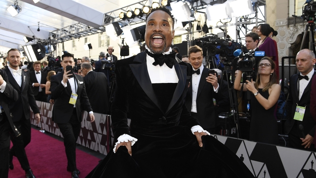 Billy Porter stuns in a Christian Siriano tuxedo-gown hybrid.