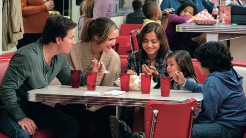 Instant family starring Mark Wahlberg and Rose Byrne.