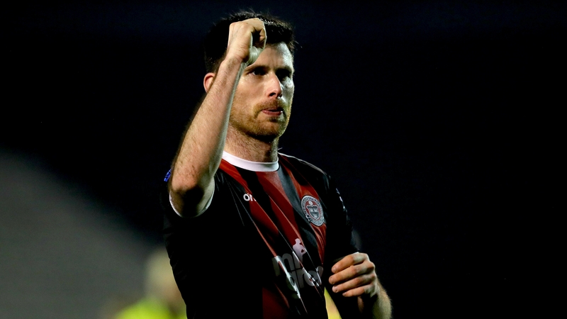 Dinny Corcoran scored bohs' second