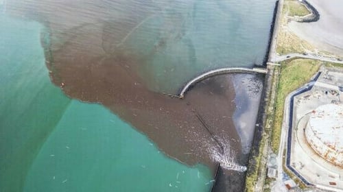 The EPA says the wastewater plant at Ringsend is running at 20% above capacity (Pic: dublincityshots)