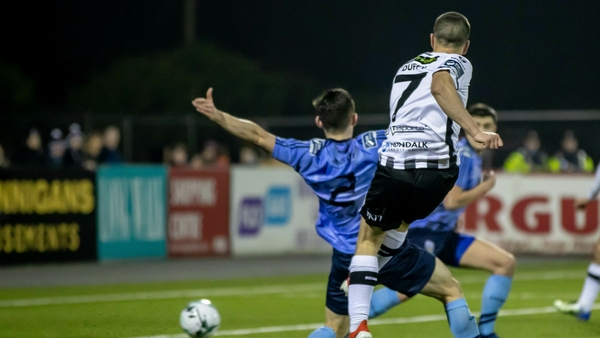 Michael Duffy fires home the winner