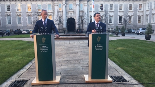 Minister for Finance Paschal Donohoe held talks with his French counterpart Bruno Le Maire today