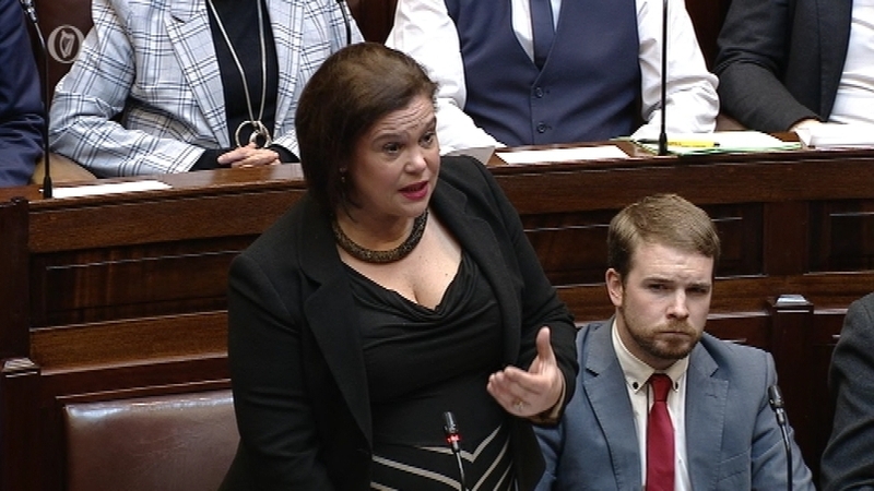 Mary Lou Mc Donald said her party was ready if the elections went ahead