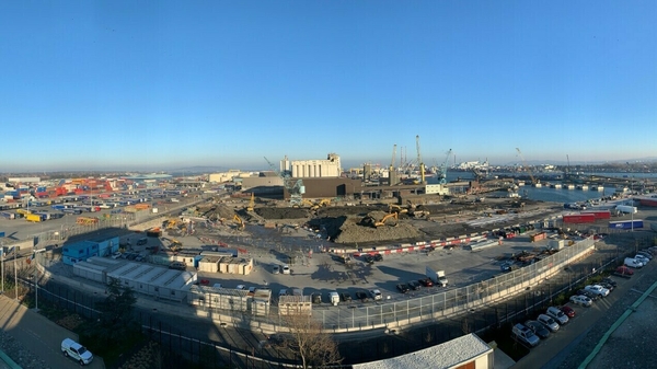 At present around 200,000 trucks, lorries and containers arrive in Dublin Port from outside the EU each year