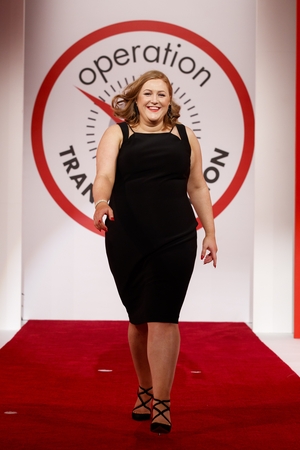 Siobhán looked right at home on the catwalk