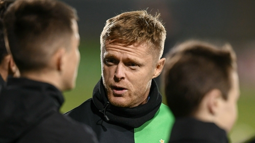 Damien Duff has been elevated to the first-team coaching staff at Celtic