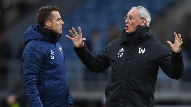 Parker with Ranieri on the sideline