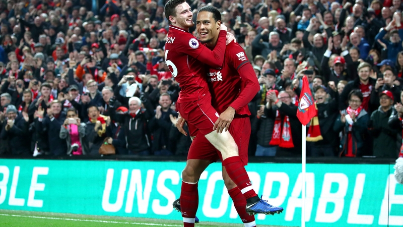 Liverpool are a point clear at the top