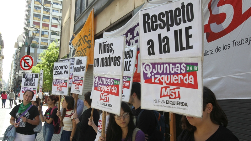 Women's rights campaigners demanded that the girl allowed have an abortion