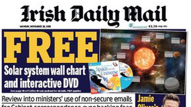 DMG Media represents the Irish Daily Mail, the Mail on Sunday, Extra.ie and Evoke.ie