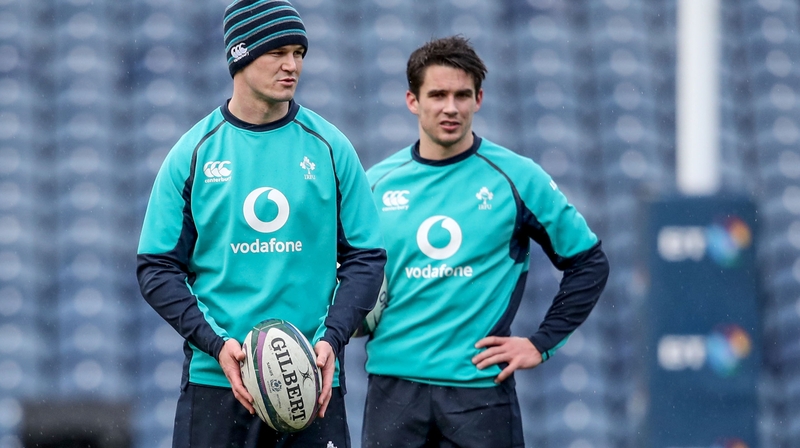 Jonathan Sexton and Joey Carbery