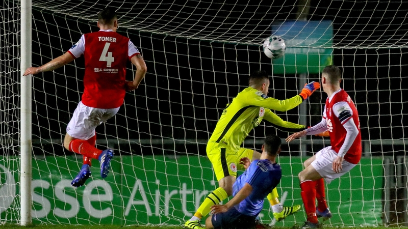 Conor Davis scores the equaliser for UCD