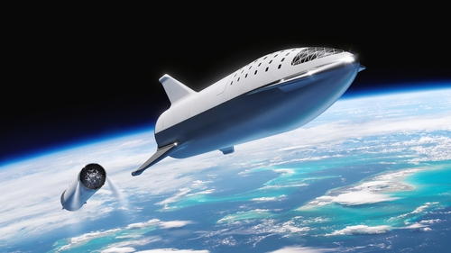 BFR at stage separation (pic: SpaceX - flickr)