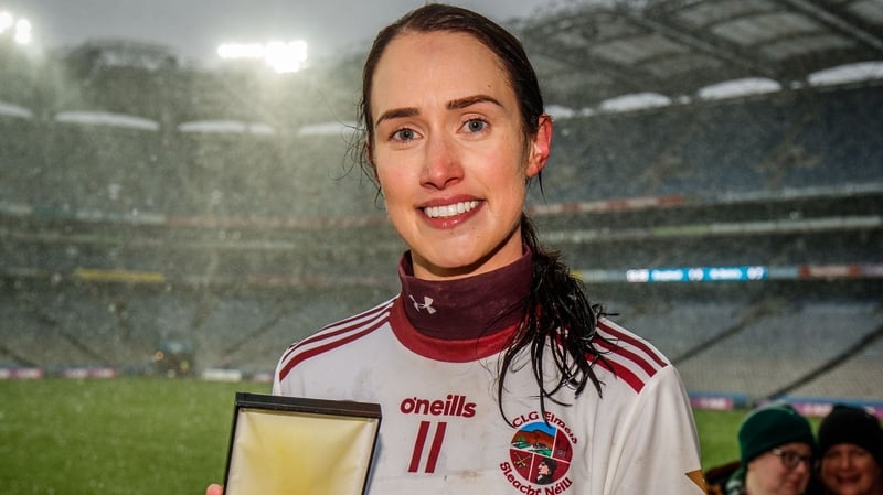 Tina Hannon was named player of the match for the second camogie club final running
