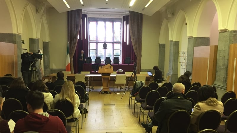 Members of the Supreme Court are hearing a case in Galway at NUIG