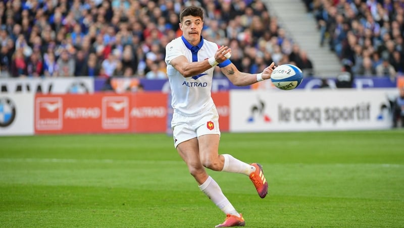 Romain Ntamack starts for France against England