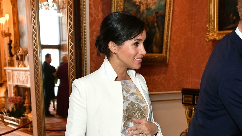 The Duchess was a vision in the shimmering dress