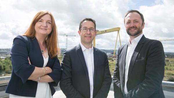 Jayne Brady from Kernel Capital; Alan Foreman, CEO at B-Secur and Andrew Sloane from Accelerated Digital Ventures