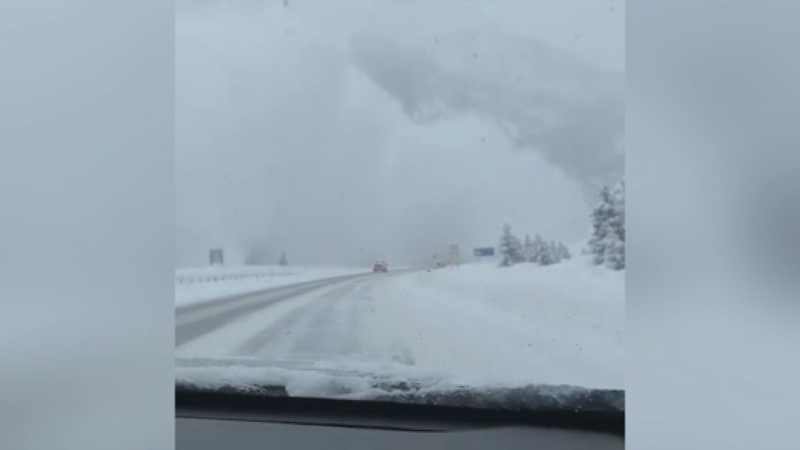 It was described as a 'natural avalanche' (Courtesy: Jacob Easton)