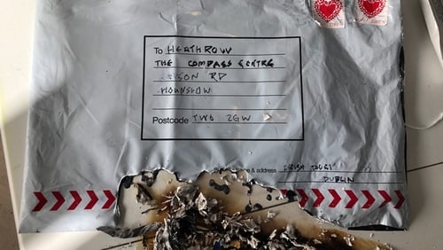 Three parcel bombs were sent to address in London on 5 March