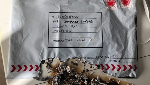 Three parcel bombs were sent to address in London on 5 March