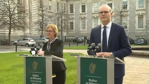 Simon Coveney said some of the commission-based no-deal preparations have progressed today