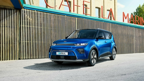 Kia's e-Soul has a claimed range of just over 450 kilometres.