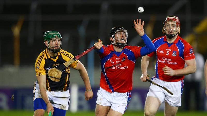 Kenneth Burke (centre) will be on the sideline on St Patrick's Day