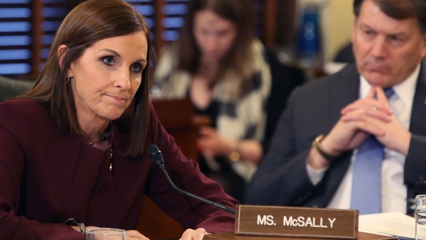 Martha McSally spoke during a Senate hearing on sexual assaul in the US military
