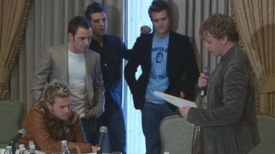 Westlife press conference, Dublin (2004)