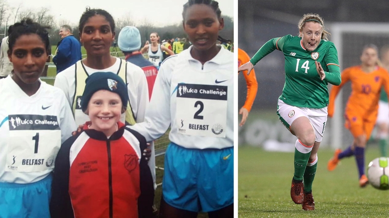 Amber Barrett's moment was meeting three Ethiopian runners