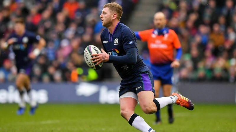 Finn Russell hasn't played since the defeat to Ireland