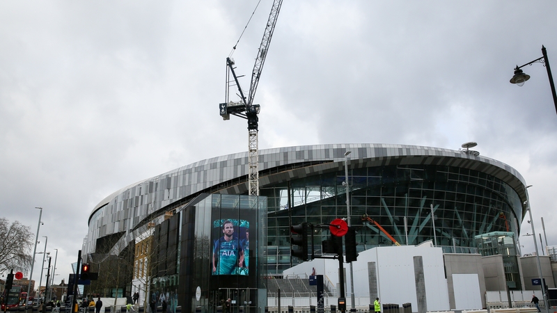 An exterior view of the new stadium
