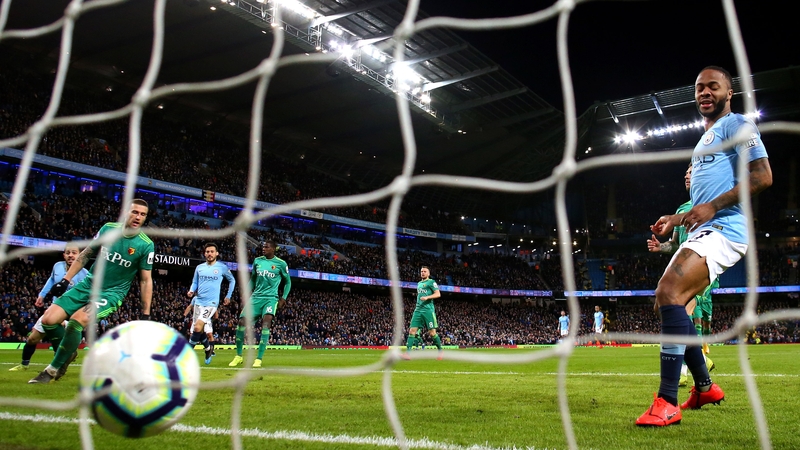 Raheem Sterling scores