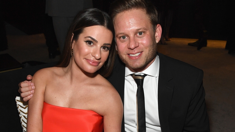 Lea Michele and Zandy Reich