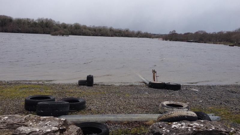 The fisherman went out on his boat on Lough Mask