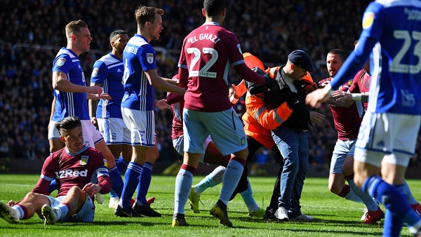 Jack Grealish was punched in the back of the head