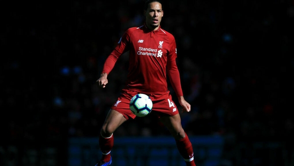 Virgil Van Dijk took part in full training with Liverpool