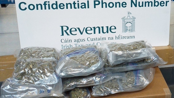 The herbal cannabis was found in two parcels sent from the US and Canada